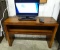 Simple Lines Book Shelf Of / Table/ Flat Screen TV Stand, 15.25x47x31