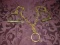 Set Of Antique Slave Leg Irons With Key. Have Spring Loaded Locks. Key Marked 