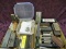 Large Lot Of Sharpening Stones, Hones, Etc.: Norton India Oil & Crystolon Carving Tool Slips, Round