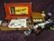 Vintage Toys: Baby Grand 8 Key Piano; Fisher Price Snoop N Sniff Pull Toy; Jointed Doll With Cryer;