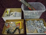 Organizing Hardware: Peg Board Pieces, Clamps, New L- Brackets; Etc.
