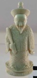 Pre Ban Ivory Figure - Man With Scroll, 3.25
