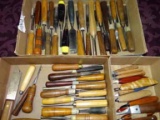 50+ Woodworking - Turning Tools - Gouges, Chisels, Knives, Etc: AMT, Klotzi, Johnson, Italy, Mearing