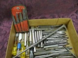 Tools - Chisels & Punches: Set Of 4 Old Forge; Gensco; Challenger, Wilde, KMC, Etc.