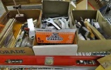 Large Lot Of Misc Tools & Measuring Instruments: Wire Brushes; Wrenches; Allen Wrenches; Drafting Sq