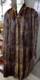 Vintage Mink Coat, Knee Length, Good Lining. Approx. Size 12/ 14. Beautiful Color!