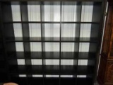 Ikea Black Cube Style Wall Unit / Bookcase. Has 25 Cubes. 15.25x72x72