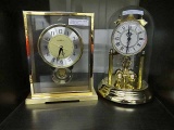 2 Clocks: Howard Miller Quartz, Floating Gear, Made In Japan, Works & Seth Thomas Quartz 84 Annivers