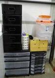 Storage Items - 2 Rolling Carts, Largest Is 27x21x16
