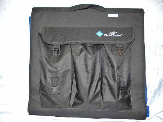 Artist's Portable Pro Photo Studio In Canvas Bag With Lights, By LS.