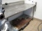 stainless steel prep table