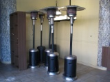 lot of 6 patio heaters