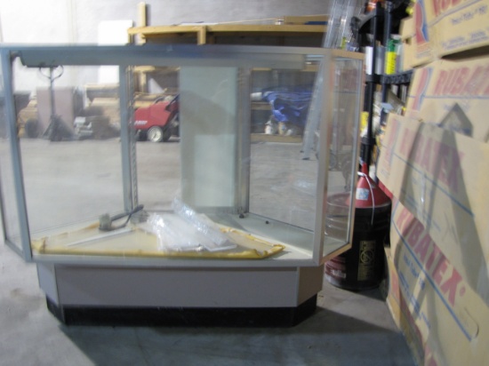 LIGHTED GLASS DISPLAY CASE