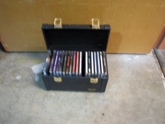 Hard CD Case w/Assorted CD's