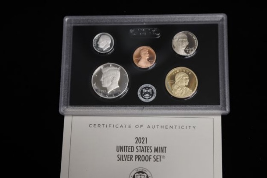 2021 US Mint silver proof set