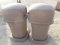 (2) Plastic Trash Cans