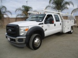 2011 Ford F450 XL Crew-Cab Utility Truck,