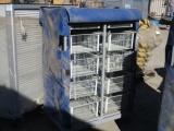 (1) Rolling Carts W/Shelves & Cover