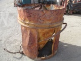 Swinging Concrete Bucket Silo