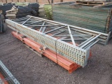 Lot Of Industrial Warehouse Pallet Racking