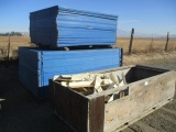 (35) 7' x 6' Blue Temp Fence Panels W/Stands,