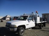 2001 Dodge Ram 3500 Flatbed Truck,