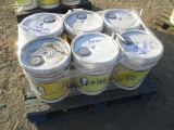 Lot Of (6) Unused 5-Gallon Bucket Of Hydraulic Oil