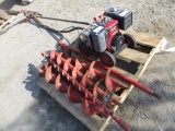 Industrial Plus 8hp Auger W/5-Bits