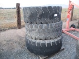 (3) 20.5 x 25 Equipment Tires