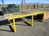 4' x 12' Metal Work Bench