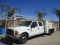 2000 Ford F350 XL Crew-Cab Flatbed Truck,