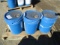 Lot Of (3) Buckets Of Metal Working Fluid