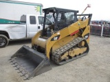 2011 Caterpillar 259B3 Track Skid Steer Loader,