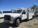 2008 Ford F450 XL S/A Flatbed Truck,