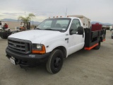 2000 Ford F350 Flatbed Truck,