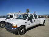 2001 Ford F350 XL Crew-Cab Dually Pickup Truck,