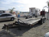 2002 Zieman 1165 T/A Equipment Trailer,