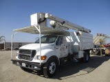 2002 Ford F750 S/A Chipper/Bucket Truck,