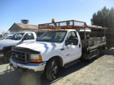 2001 Ford F350 XL Flatbed Truck,