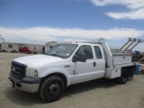 2006 Ford F350 XL Extended-Cab Flatbed Truck,