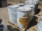 (4) 55 Gallon Barrels Of Grease