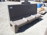 High Backed Plastic Bench