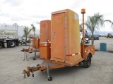 Metal Fab Towable Restroom,