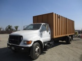 2001 Ford F650 XL S/A Chipper Truck,