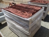 Lot Of Unused Red Clay Roof Tiles