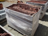 Lot Of Unused Red Clay Roof Tiles