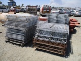 (4) Pallet Of Shelving, (2) Pallets Of Rails