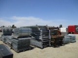 (11) Pallets Of Shelving, (2) Pallets Of Rails,