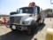 2006 International 7400 S/A Flatbed Crane Truck,