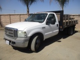2005 Ford F350 XL SD Flatbed Truck,